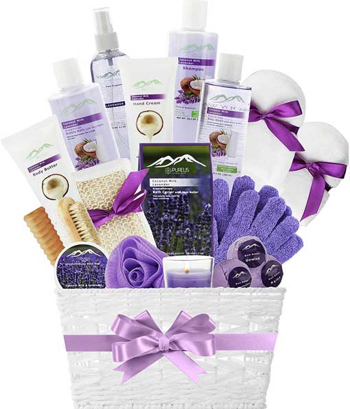 Spa-Gift-Basket-for-Women!-Top-Rated-Beauty-Gift-Basket-Spa-Basket,-Choose-Lavender-Spa-Kit-Bed-and-Bath-Body-Works-Gift-Baskets