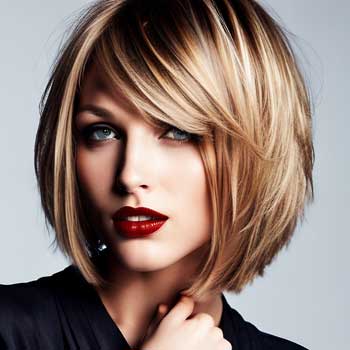 Layered-Bobs Hairstyles for Older Women