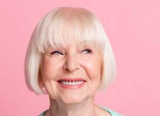 bob with bangs hairstyles for women over 70