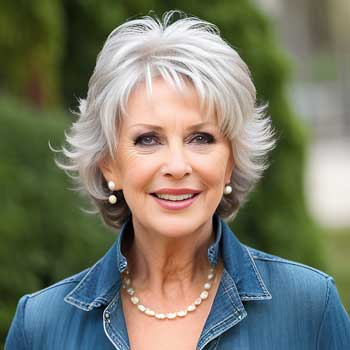 shag hairstyles for women over 70