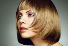 Asymmetrical Bob Hairstyles: A Bold Twist on Classic Style Modern asymmetrical bob hairstyle with an edgy geometric perimeter and deep side part.