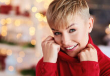 Trendy Boy Cut Hairstyles for Women – Short and Stylish Edgy and sophisticated boy cut hairstyle for ladies featuring a tight taper and textured top.