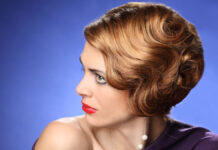 Finger Waves Hairstyles: The Vintage Look Making Waves Again Close-up of meticulously sculpted and high-shine finger waves hairstyles.