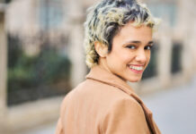Pixie Cut Hairstyles: The Complete Guide to Going Short Confident female model with a highly textured and modern short pixie cut hairstyle.