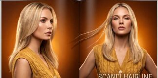 The Scandi Hairline: Best Summer Hair Trends (2026) Gorgeous blonde woman showcasing the Scandi Hairline with a sun-kissed perimeter and flawless facial architecture